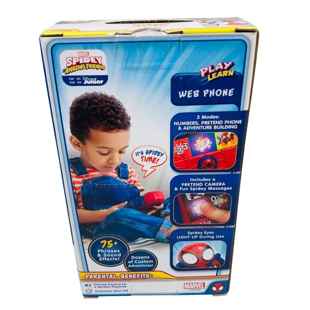 Marvel Spidey Kids Play Learning Web Phone Educational Toy Spiderman Age 3+
